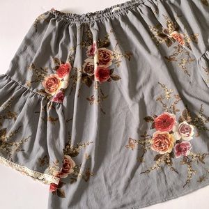 Off the Shoulder Bell Sleeve Top